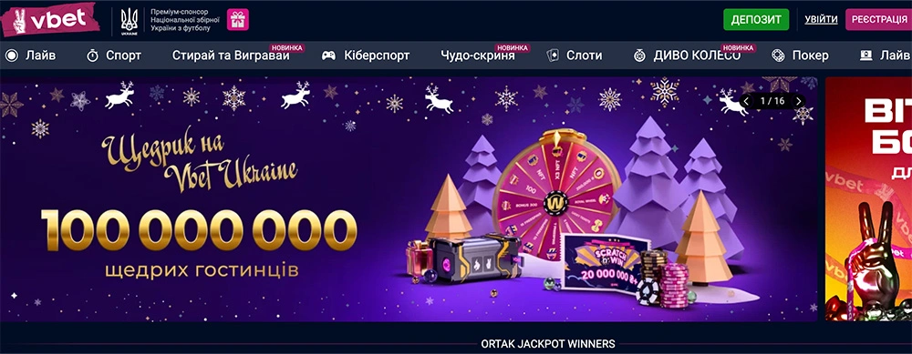 Букмекерська контора Vbet